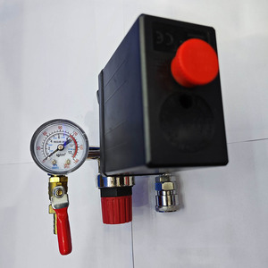 Compressor De Ar Pressão 90-120PSI 220V 380V Válvula Interruptor <span class=keywords><strong>Manifold</strong></span> Regulador De Alívio Calibres Suporte De Liga De Alumínio - Product Image 4