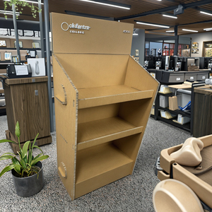 Trọng lượng nhẹ thân thiện với môi hiện đại sóng Hội Đồng Quản trị tập tin giá sàn di động thường Vụ Đánh Bóng hiển thị đứng - Product Image 3