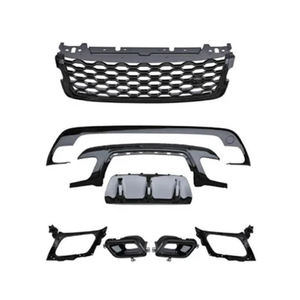 Kit carrosserie pour <span class=keywords><strong>Range</strong></span> <span class=keywords><strong>Rover</strong></span> <span class=keywords><strong>Velar</strong></span> L560 SVA <span class=keywords><strong>SVR</strong></span> Style Pare-chocs avant et arrière 2017+ Garde de pare-chocs avant en plastique ABS Grilles - Product Image 5