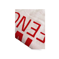 Double Sided Jacquard 100%cotton Custom Logo Woven Beach Luxury Bath Towels