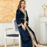 Robes noires pour femmes musulmanes, Abaya Dubaï Turquie, mode musulmane, robe hijab, Gamis, robe musulmane Indonésie