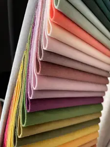 Hometextile Sang Trọng Không Thấm Nước Dệt Kim Hà Lan Nhung Vải 100% Polyester Siêu Mềm Bọc Hà Lan Nhung Vải Cho Sofa