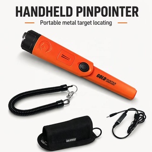 เครื่องตรวจจับโลหะแบบพกพา Gold Hunter TMR กันน้ำ พร้อมระบบ Pinpointer ชาร์จผ่าน USB สำหรับค้นหาทองคำใต้ดินในพื้นดินลึก - Product Image 2
