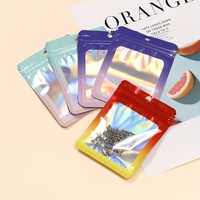 Sacs en plastique Mylar recyclables à trois soudures latérales, imprimés sur mesure, anti-odeur, sécurisés pour les enfants, 1g, 3.5g, 28g, pour l'emballage d'aliments, de collations et de bonbons