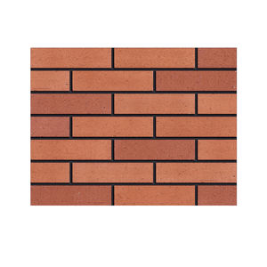 Revestimiento de pared exterior, revestimiento de ladrillo de arcilla Lisa fina, azulejos de fachada, precios de ladrillo de fuego rojo fino - Product Image 6
