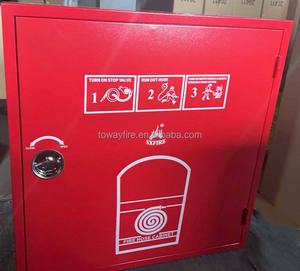 Armoire de rangement pour extincteur mural TOWAY, type surface murale, boîte à tuyaux d'incendie, acier au carbone forgé, équipement de sécurité incendie - Product Image 4