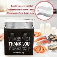 Tas Pendingin Termal Sekali Pakai Custom Grosir, Pegangan Tahan Lama, Terisolasi, Untuk Makanan Panas/Dingin, Pengiriman Makanan, Dapat Digunakan Kembali, Restoran
