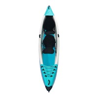 Kayak gonflable double HD, écologique, en PVC épaissi, résistant à l'usure, bateau de pêche et de rafting, 3,1-4 m, 2 personnes