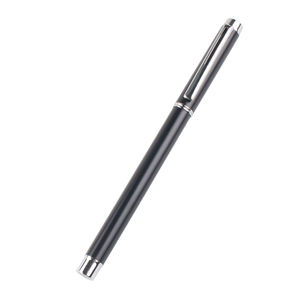 Los Mejores Regalos, Bolígrafo de Metal Negro con Logotipo Personalizado, Ancho de Escritura de 1.0 mm - Product Image 1