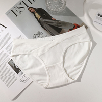 Braguitas de Algodón Suave y Transpirable de Talle Bajo para Mujeres y Adolescentes, Antibacterianas, Cómodas, que Absorben la Humedad, Ropa Interior para Uso Diario