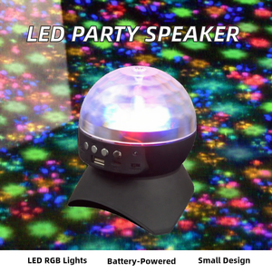 <span class=keywords><strong>Haut</strong></span>-<span class=keywords><strong>parleur</strong></span> de musique sans fil chargé par USB Projecteur de <span class=keywords><strong>boule</strong></span> disco RVB Nuit pour fêtes KTV Mariages Autre - Product Image 2