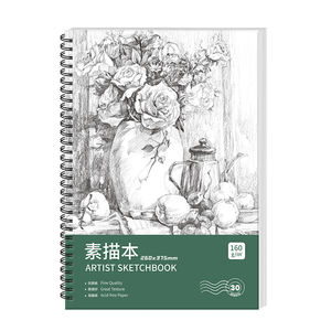 Bloc de <span class=keywords><strong>croquis</strong></span> A4 professionnel 30 feuilles/paquet de carnet de <span class=keywords><strong>croquis</strong></span> à spirale pour artiste charbon de bois pour <span class=keywords><strong>croquis</strong></span> - Product Image 2