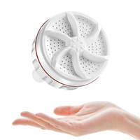 Mini lave-linge portable turbo alimenté par USB pour sous-vêtements, chaussettes, mini lave-linge turbo à ultrasons pour la maison et les voyages