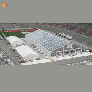 Tente de stockage industrielle robuste, grand abri d'entrepôt portable, structure à cadre en acier durable pour une utilisation commerciale en plein air - Product Image 2