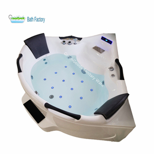 Bañera de esquina grande de acrílico Abs para 2 personas, bañera de hidromasaje de agua, <span class=keywords><strong>Spa</strong></span> de masaje - Product Image 1