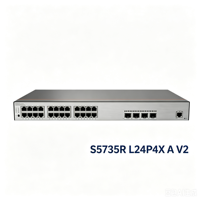 S5735R L24P4X a V2 Enterprise Ethernet Switch 24 Port 10/100/1000M PoE++ 4 10G SFP+ Uplink Rack-Montage Netzwerk-Switch
