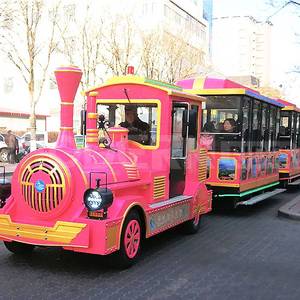 Tren de Juguete para Niños, Atracción de Acero para Parques de Diversiones, Parques Infantiles y Centros Comerciales - Product Image 5