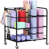 Équipement d'exercice et de fitness à domicile Organisateur de gymnastique Rangement de l'équipement de gymnastique Tapis de yoga Support de rangement