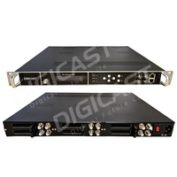 DIGICAST-Multiplexor de puerta de enlace de DVB a IP, ranuras CI, DVBSS2, ISDB, DVBT2, DVB a IP, multicanales, de canales