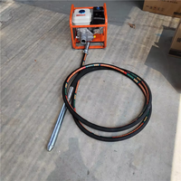 Vibrateur à béton électrique portatif AJZN 2300W, moteur, tige vibrante de 1,5 mètre, alimenté par batterie, 1,5 Ah, haute efficacité, 1 an de garantie