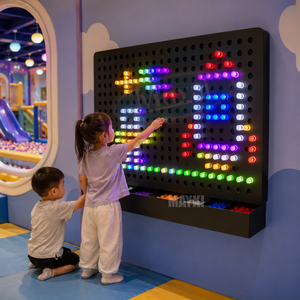Sensory Rooms LED Light up <strong>Pegboard</strong> Montessori Wall Toys Colour Recognition Sensory Light Acrylic Peg Board for Playrooms - Product Image 1