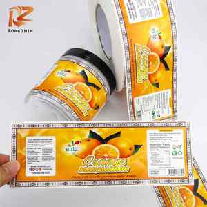 ฉลากสติกเกอร์รูปทรงสี่เหลี่ยมผืนผ้าแบบมีกาวในตัว ยี่ห้อ Elitz สีส้ม สำหรับบรรจุภัณฑ์ขวดอาหาร ผลิตจากวัสดุ BOPP รีไซเคิลได้ พิมพ์ด้วยเทคนิคเฟล็กโซกราฟฟิก - Product Image 4