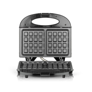 Grille-sandwich électrique noire avec plaques antiadhésives et poignée à toucher froid - Product Image 5