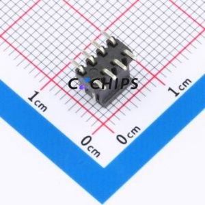 A200US-WS04P-PC075 Pin Header SMD,P=2mm Connector 2x4P Square Hole Double Row 8P - Product Image 2