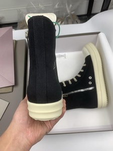 Scarpe da uomo alte Designer Owens, casual sportive in tela con lacci, suola in gomma, per tutte le stagioni, taglie forti - Product Image 6
