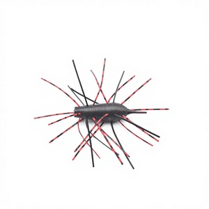 WildTrek Leurre Souple Style Insecte 4cm 1.5g, Appât Souple Parfumé Salé avec Jambes en Silicone, Leurre <span class=keywords><strong>Drop</strong></span> <span class=keywords><strong>Shot</strong></span> pour Achigan et <span class=keywords><strong>Truite</strong></span> - Product Image 6