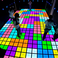 LED interactive pour éclairage au sol pour les jeux d'intérieur Dance Floor Multiple Players Home Use English