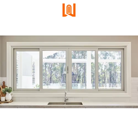 Ventanas de Vinilo WANJIA con Aislamiento Térmico e Impermeables para Apartamentos, Cocinas, Casas, Sótanos, Ventana Corredera de PVC