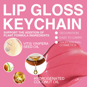 Sang trọng thuần chay <span class=keywords><strong>Lip</strong></span> <span class=keywords><strong>Gloss</strong></span> Keychain lâu dài thảo dược dưỡng ẩm dầu khoáng Stick rõ ràng ánh sáng lung linh cao sắc tố thấp moq - Product Image 5