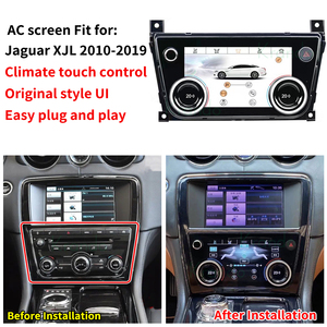 Écran de climatisation 7 pouces pour <span class=keywords><strong>Jaguar</strong></span> XJ XJL <span class=keywords><strong>XJR</strong></span> 2010-2019 écran de climatisation AC panneau LCD lecteur multimédia de voiture - Product Image 2