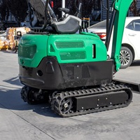 Miniexcavadora HT-18 de Alta Gama, Entrega Rápida, 1 Año de Garantía, Equipo Profesional para Movimiento de Tierras