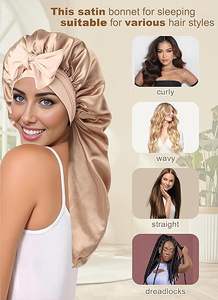 <span class=keywords><strong>Bonnet</strong></span> long en soie pour femmes endormies <span class=keywords><strong>Bonnet</strong></span> en Satin pour tresses <span class=keywords><strong>masque</strong></span> pour les yeux en soie <span class=keywords><strong>Bonnet</strong></span> <span class=keywords><strong>de</strong></span> <span class=keywords><strong>cheveux</strong></span> Double couche pour <span class=keywords><strong>bonnet</strong></span> <span class=keywords><strong>de</strong></span> <span class=keywords><strong>nuit</strong></span> endormi - Product Image 4