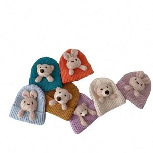 Conjunto de 2 Piezas de Gorro y Manoplas para Bebé Recién Nacido, Color Sólido, Gorros de Algodón para Bebés, Manoplas para Recién Nacidos, Bolsa OPP, Moda Unisex - Product Image 4