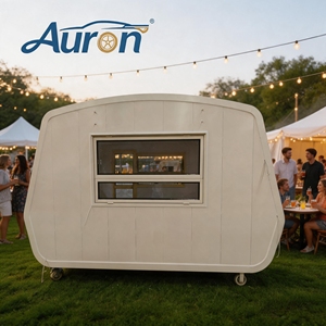 Food Truck Rétro Moderne en Acier Inoxydable et Fibre de Verre, Résistant à la Rouille, pour Hot-dogs, Frites, Restauration Commerciale, Extérieur, Fast-food - Product Image 4