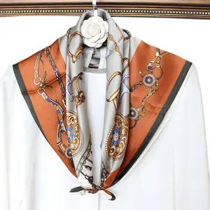 Pañuelos de seda satinada con letras H, pañuelos cuadrados de seda a juego, decorativos, lote de Hogwarts, 70