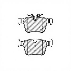 Jeu de plaquettes de frein arrière DYNAS PF1171 pour Discovery pour V60 II XC90 II - Fabriqué en Italie - Product Image 1
