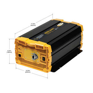 Onduleur solaire hybride 3000 W à onde sinusoïdale pure, triple/simple sortie, protection IP65, efficacité 92 %, garantie 5 ans - Product Image 1