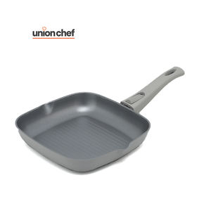 Poêle à griller personnalisée avec poignée <span class=keywords><strong>amovible</strong></span> Poêle à frire antiadhésive en aluminium Granit Ustensiles de cuisine pour viande poisson légumes - Product Image 1