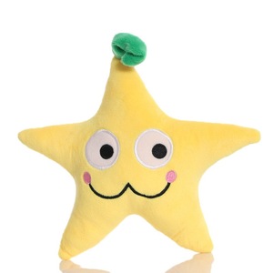 En stock: Juguetes de peluche Kawaii de Plants vs. Zombies con diseño de <span class=keywords><strong>Starfruit</strong></span>, animales de peluche suaves y esponjosos para máquina de garras, regalos festivos - Product Image 1