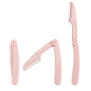 Maquinilla de afeitar de cejas, herramienta de corte de cejas plegable, 3 colores, logotipo personalizado, nuevo diseño - Product Image 3