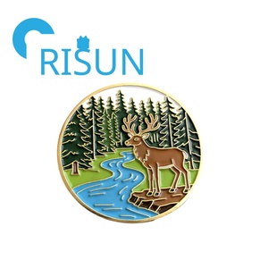 Monedas <span class=keywords><strong>de</strong></span> Desafío Personalizadas <span class=keywords><strong>de</strong></span> Metal con Diseño 3D <span class=keywords><strong>de</strong></span> Alce Canadiense, Ciervo <span class=keywords><strong>de</strong></span> <span class=keywords><strong>Cola</strong></span> <span class=keywords><strong>Blanca</strong></span>, Mula y Alce, Souvenir <span class=keywords><strong>de</strong></span> Vida Silvestre, Venta al por Mayor - Product Image 3