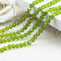 32 perles de fabrication de bijoux en boule de cristal à facettes