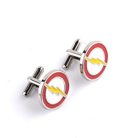 Meilleures ventes : Boutons de manchette en verre électroplaqué à thème, forme ronde, impression typographique, pour chemise de costume homme