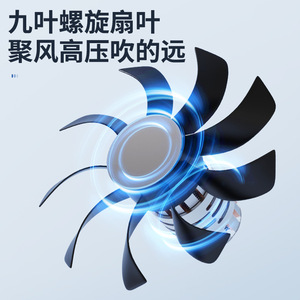 Mini Air Cooler 15 Degree Adjustable Grill Quiet Operation Office <b>Desk</b> Cooling Fan Evaporative Cooler <b>Small</b> Portable With Handle - Product Image 2