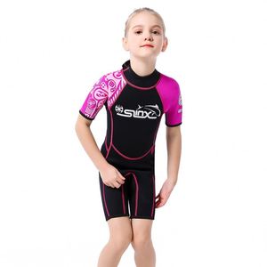 Combinaison <span class=keywords><strong>de</strong></span> plongée en néoprène 2/3/5mm personnalisée pour enfants, protection solaire pour la natation, le surf et la plongée sous-marine - Product Image 2