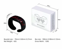 Bracelet lumineux LED multicolore rechargeable pour enfants avec écran Bluetooth, idéal pour Halloween et la rentrée scolaire - Vente en gros
